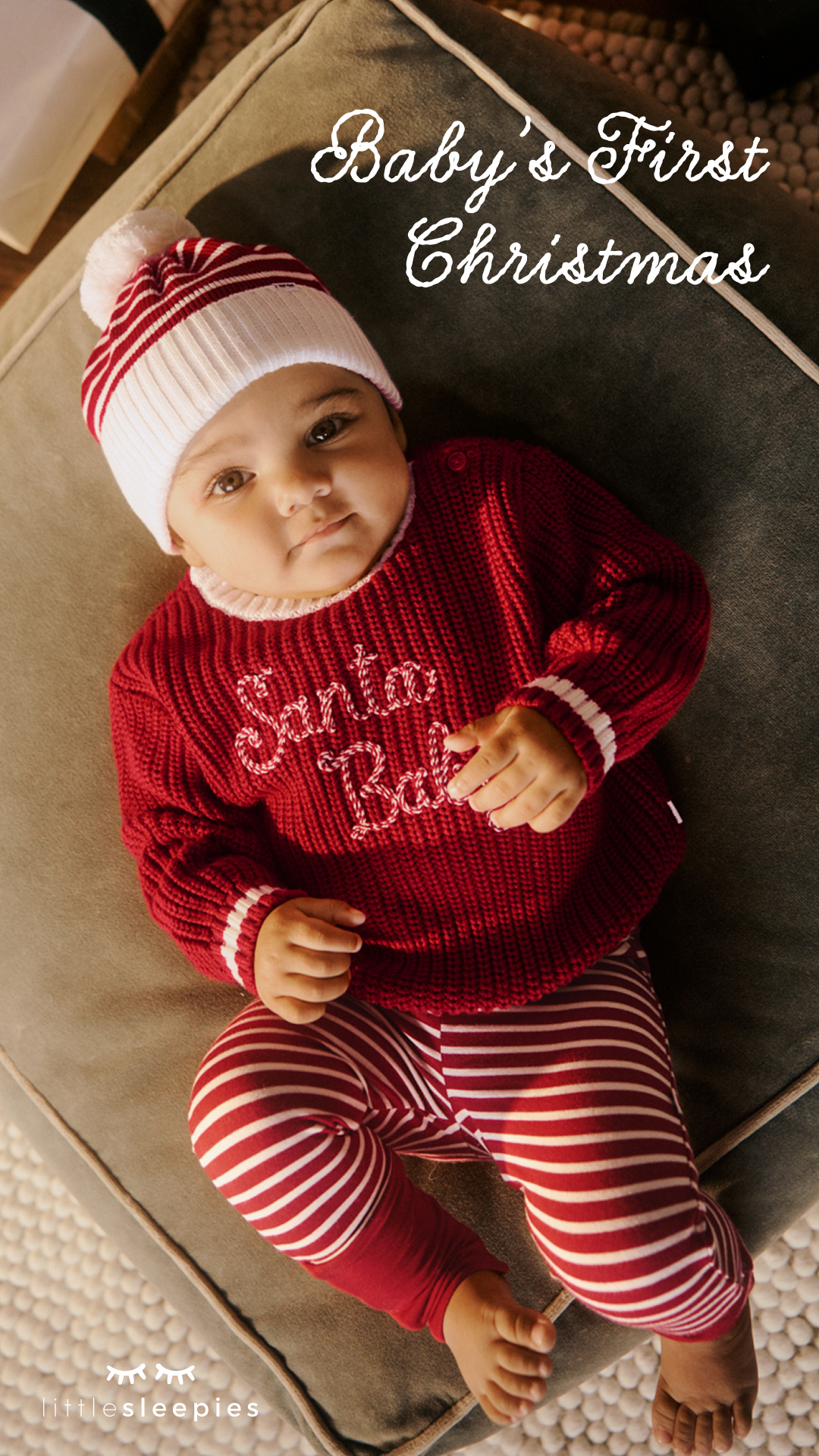 Little Sleepies Facebook ad: Their First Little Christmas