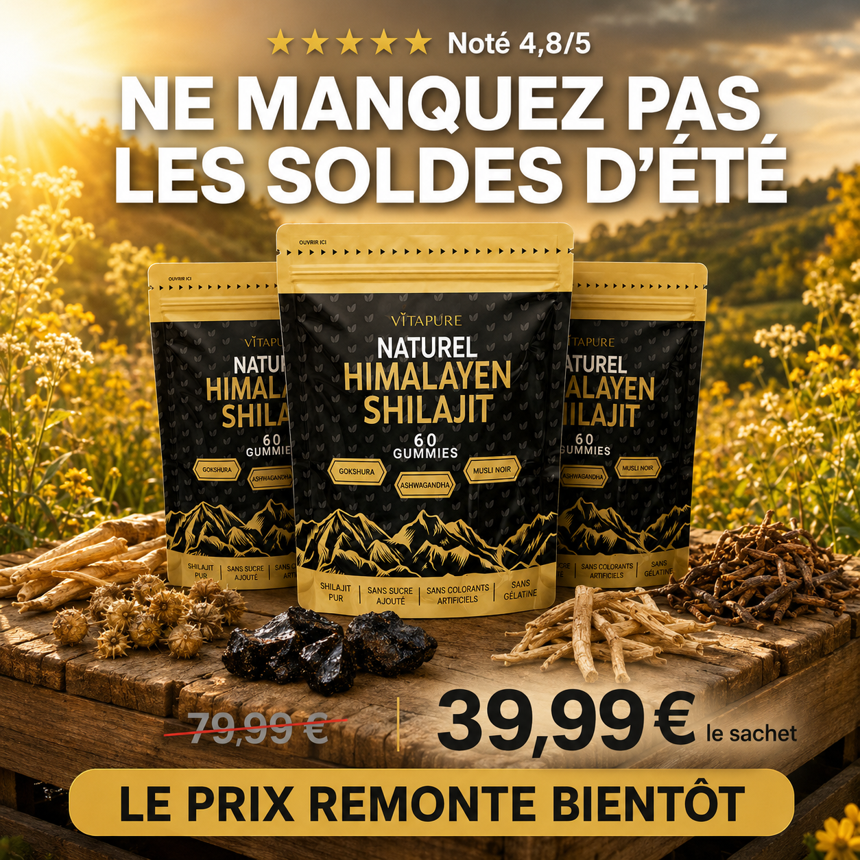 VitaPure Facebook ad: L'offre VitaPure se termine AUJOURD'HUI!