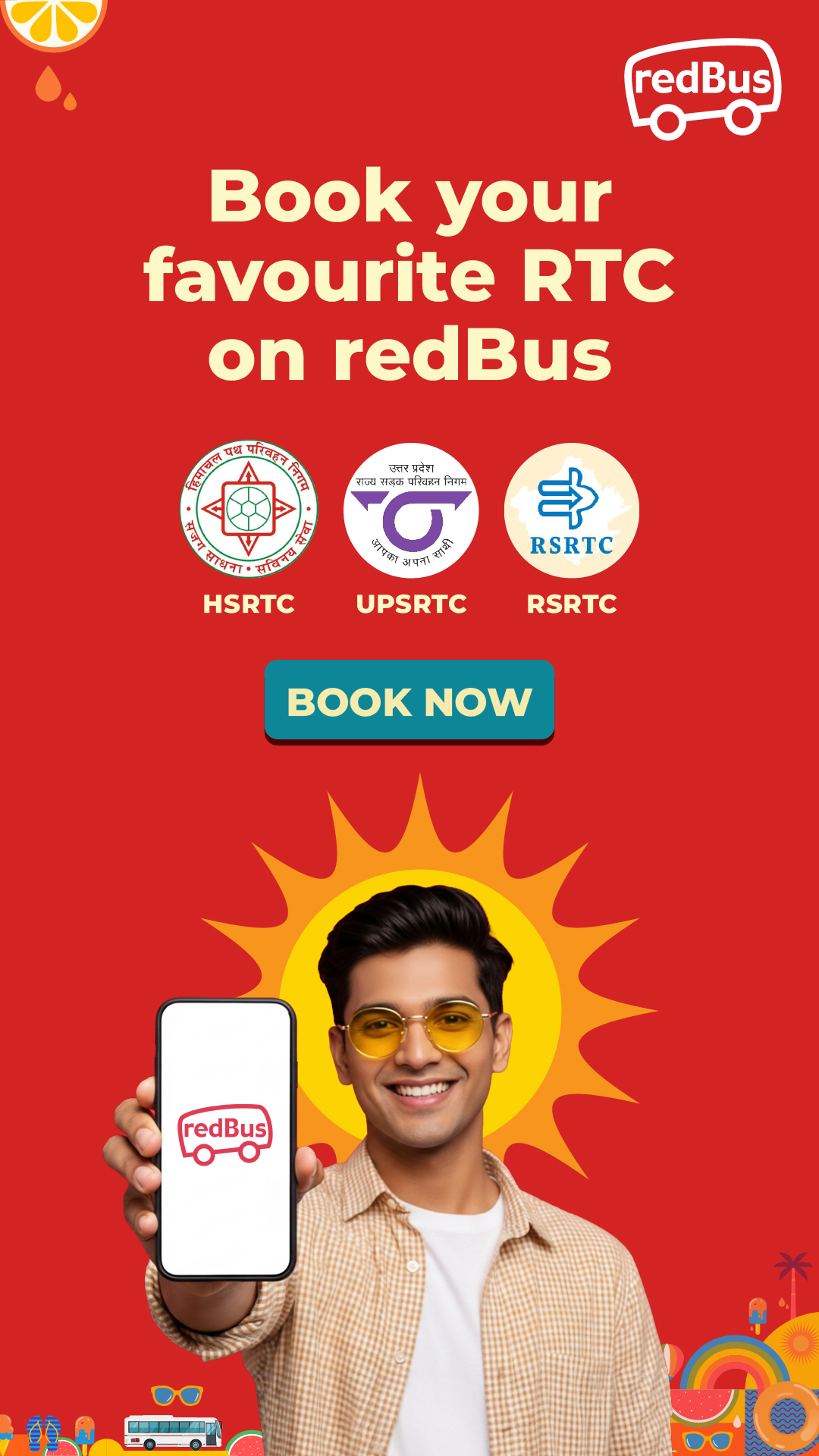 redBus Facebook ad