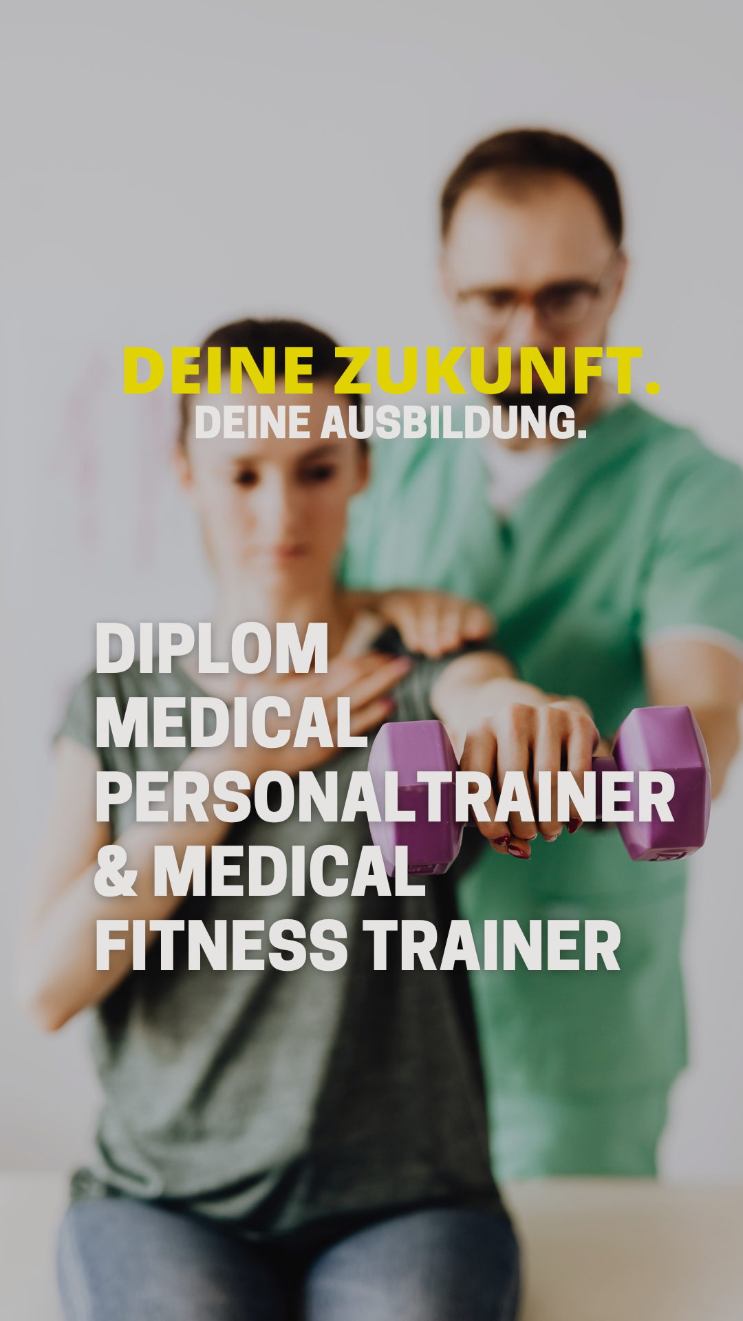 Personal Trainer Akademie Facebook ad: Werde Trainer:in