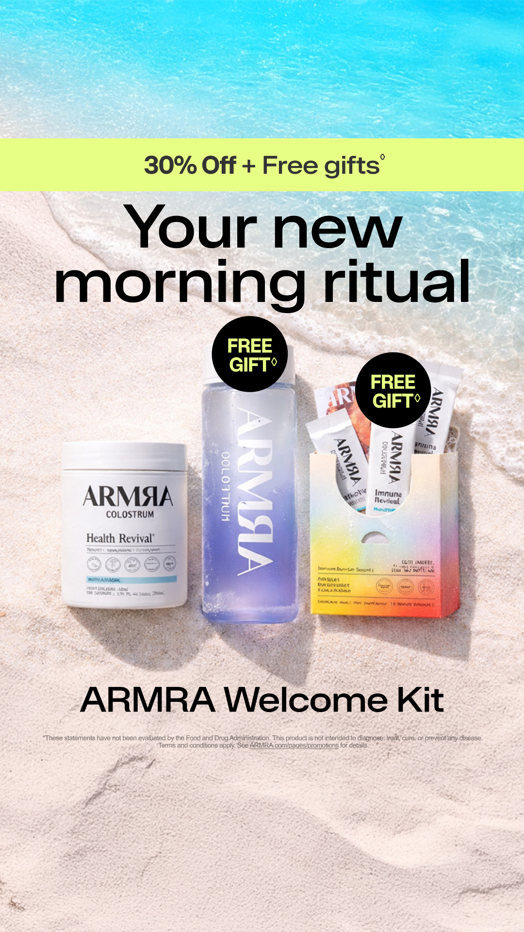 ARMRA Facebook ad