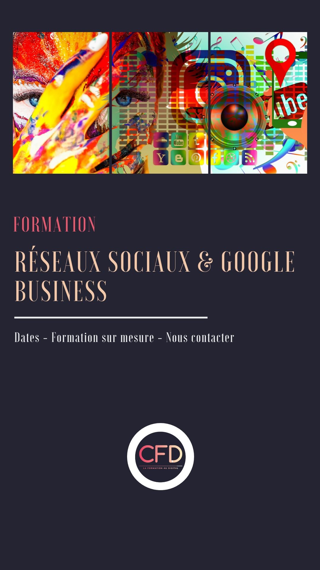 Centre de Formation au Digital Facebook ad from May 13, 2026
