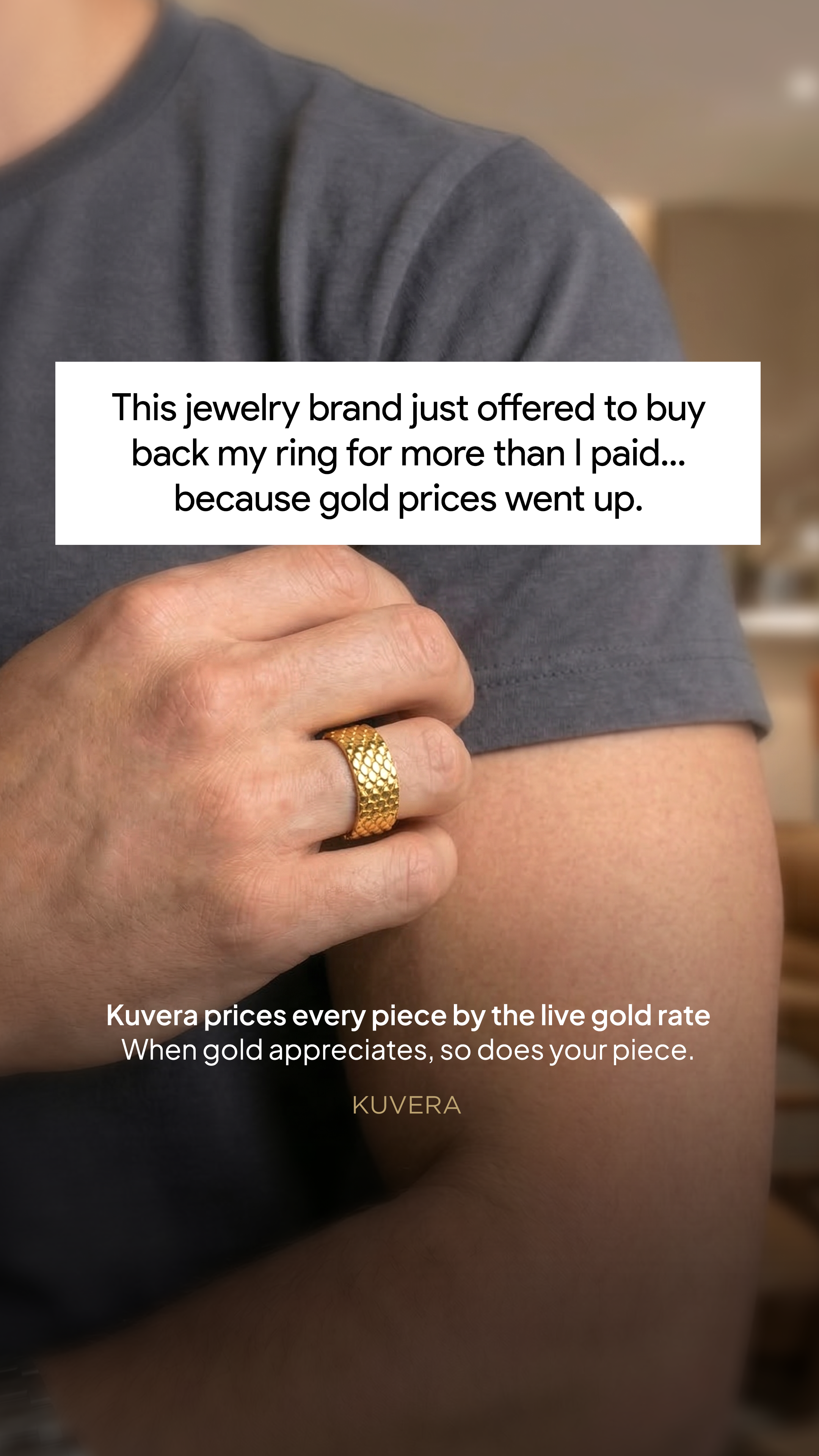 Kuvera Jewelry Facebook ad