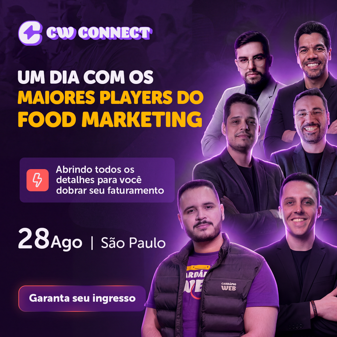 Cardápio Web Facebook ad