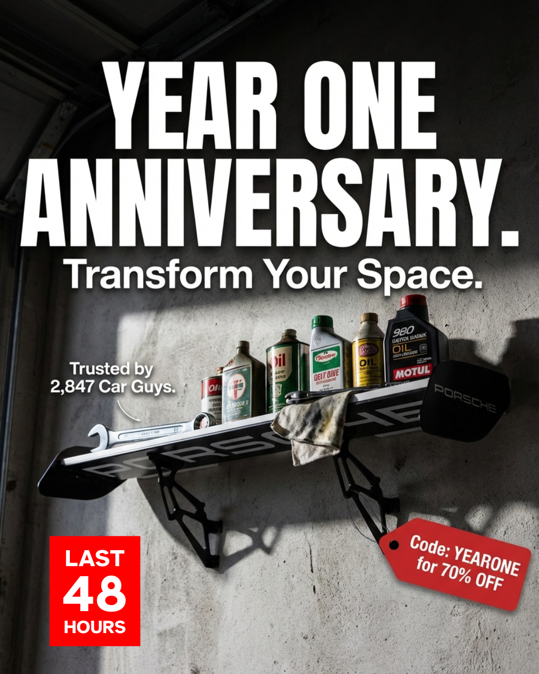 Watch The Car Facebook ad: ANNIVERSARY SALE, FINAL LAP | UP TO 70% OFF
