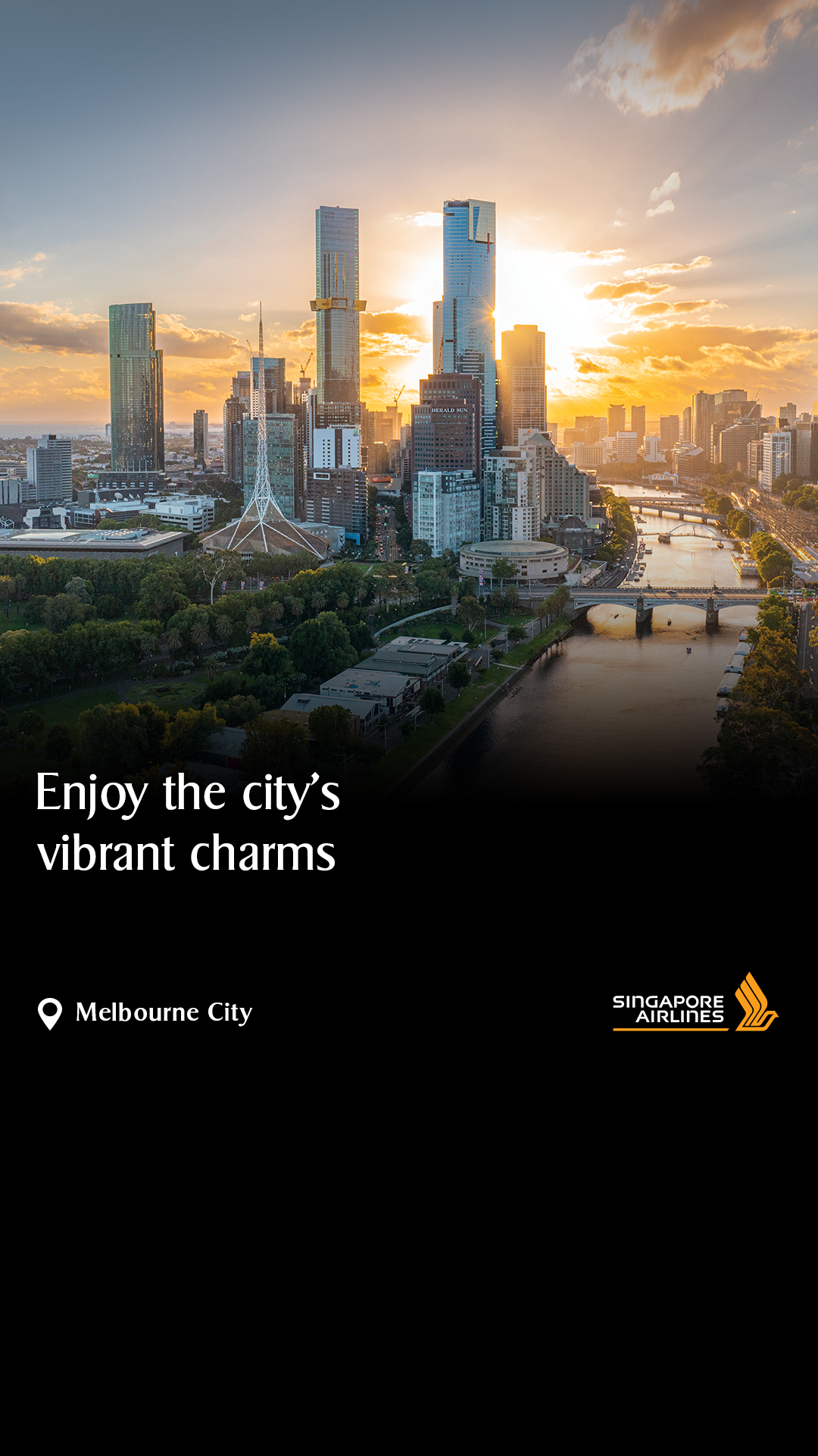 Singapore Airlines Facebook ad