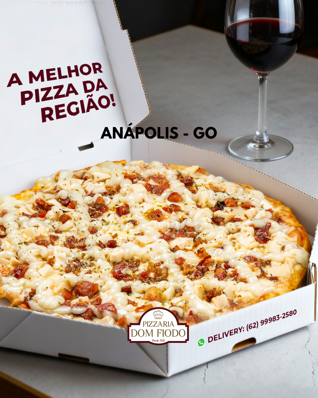 Dom Fiodo Facebook ad: Faça seu pedido!