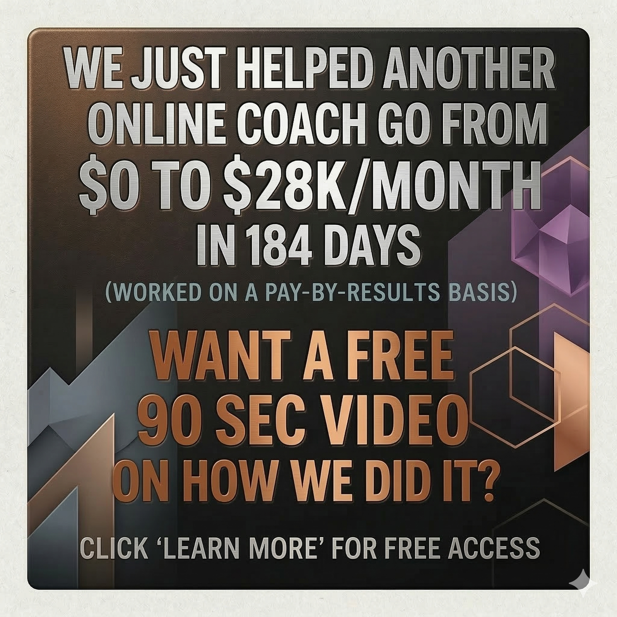Jack Bly Coaching Facebook ad