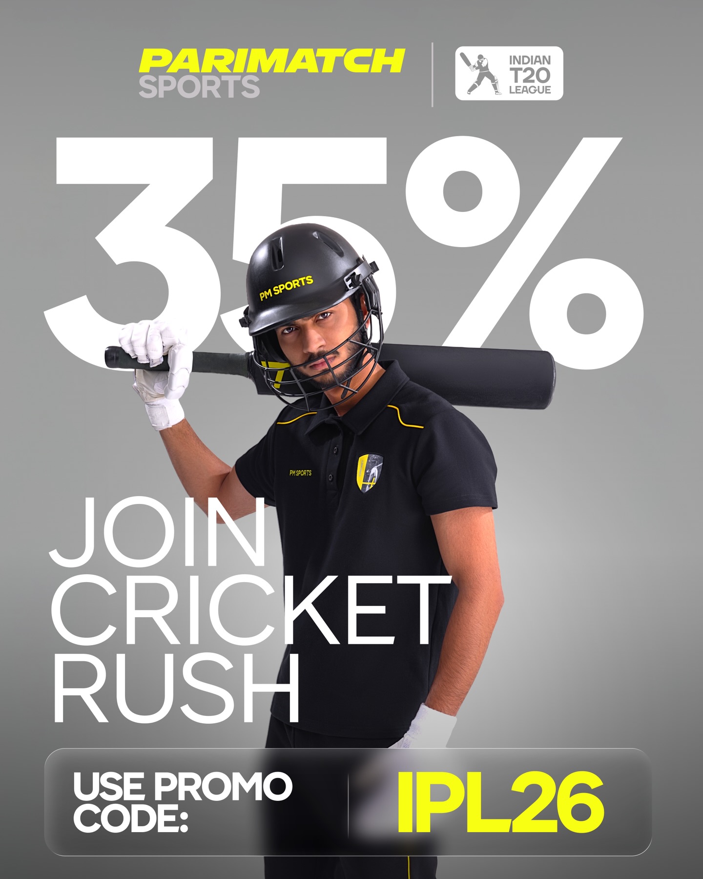 PM Sports Facebook ad: Use promo code IPL26 on the website and…