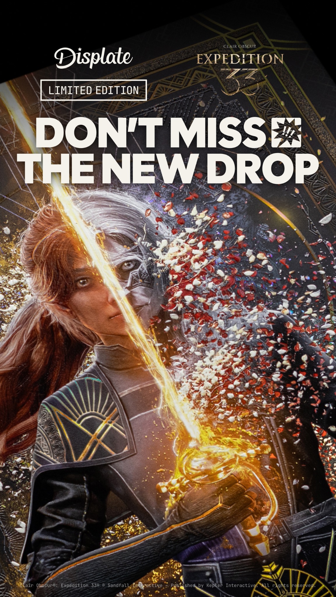 Displate Facebook ad