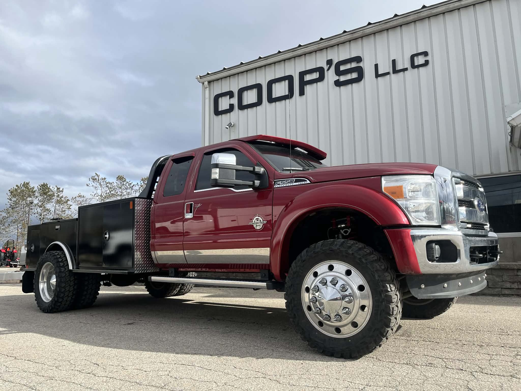 Coop's Truck & Equipment Facebook ad: Shoutout to Allan Excavation