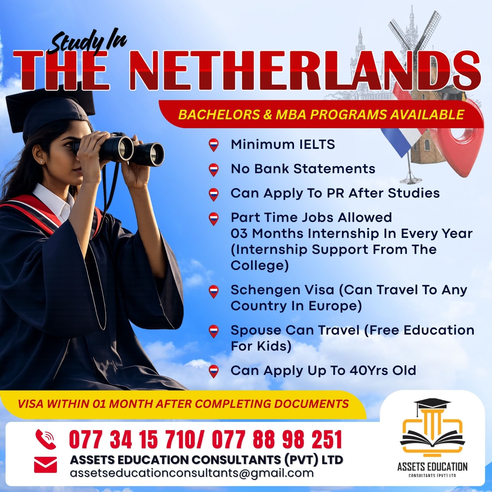 Assets Education Consultants Pvt Ltd Facebook ad