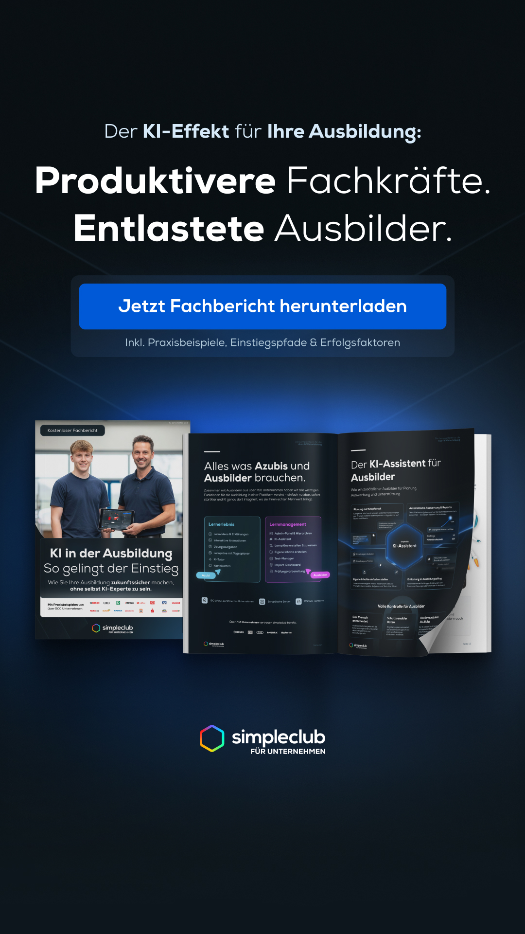 simpleclub Facebook ad