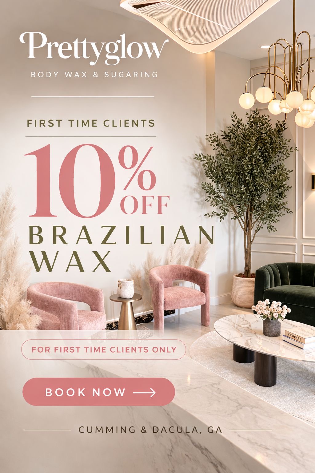 Pretty Glow Wax Facebook ad
