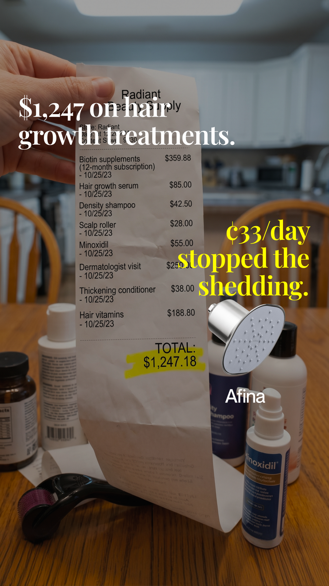 Afina Facebook ad