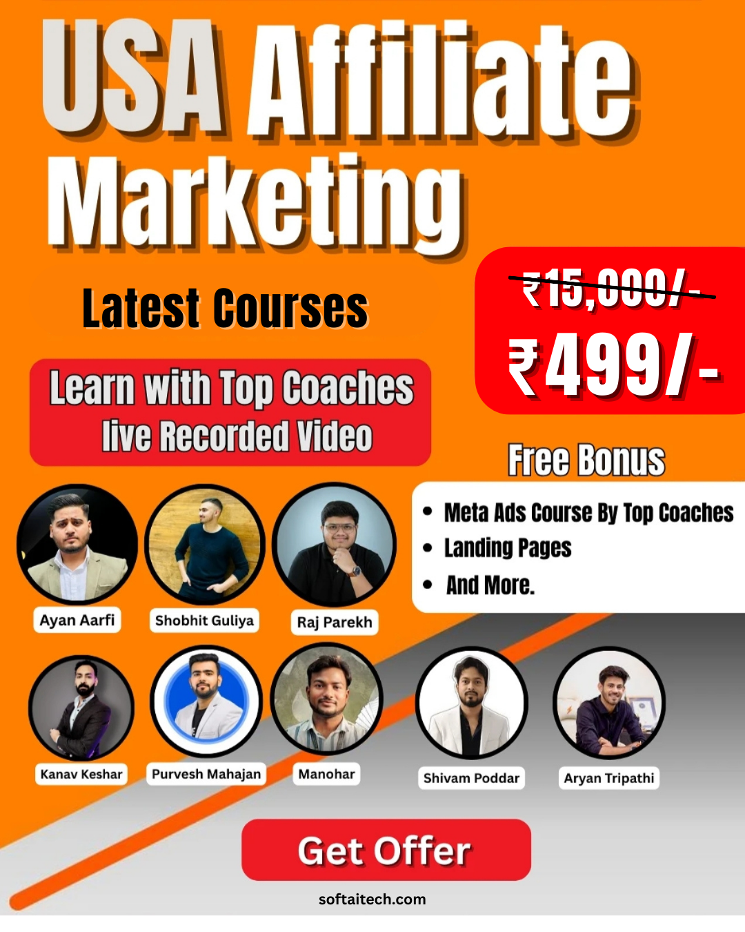 SoftAi Tech Facebook ad: USA Affiliate Marketing