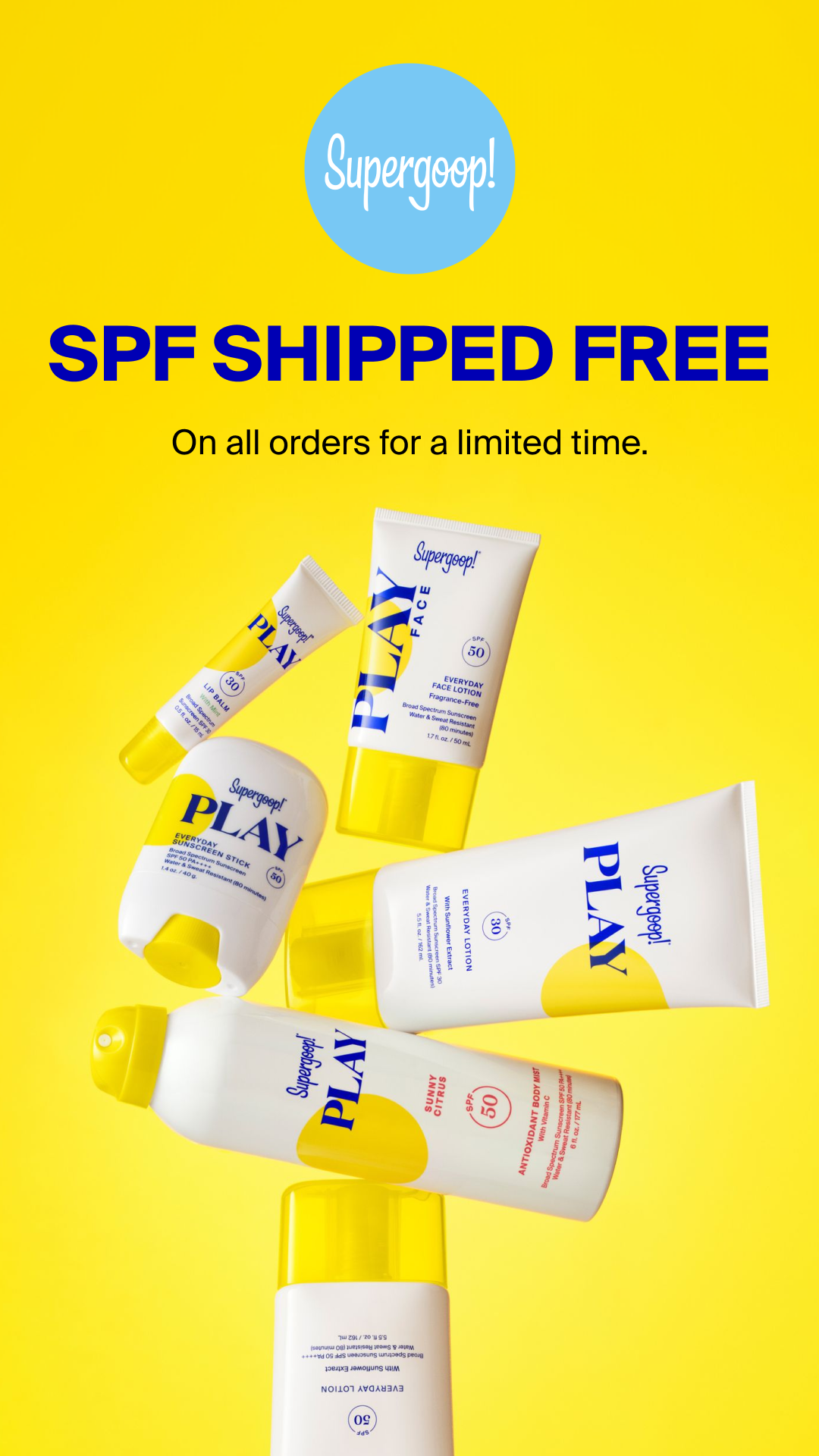 Supergoop Facebook ad
