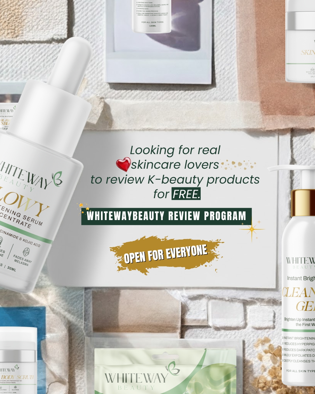 Whiteway Beauty Facebook ad: Ready to level up your routine with the…