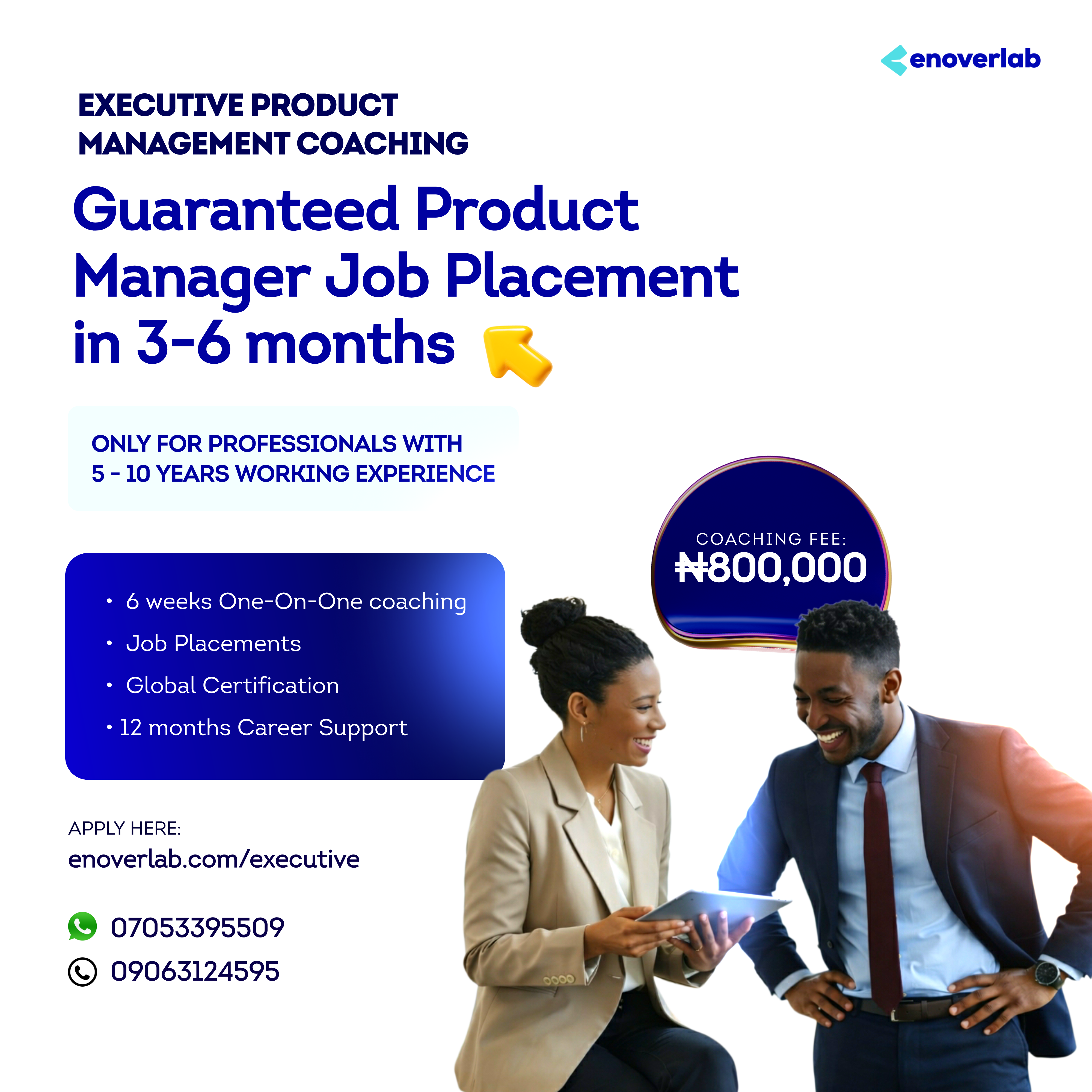 Enoverlab Facebook ad: Job Placement is available within 3 - 6…