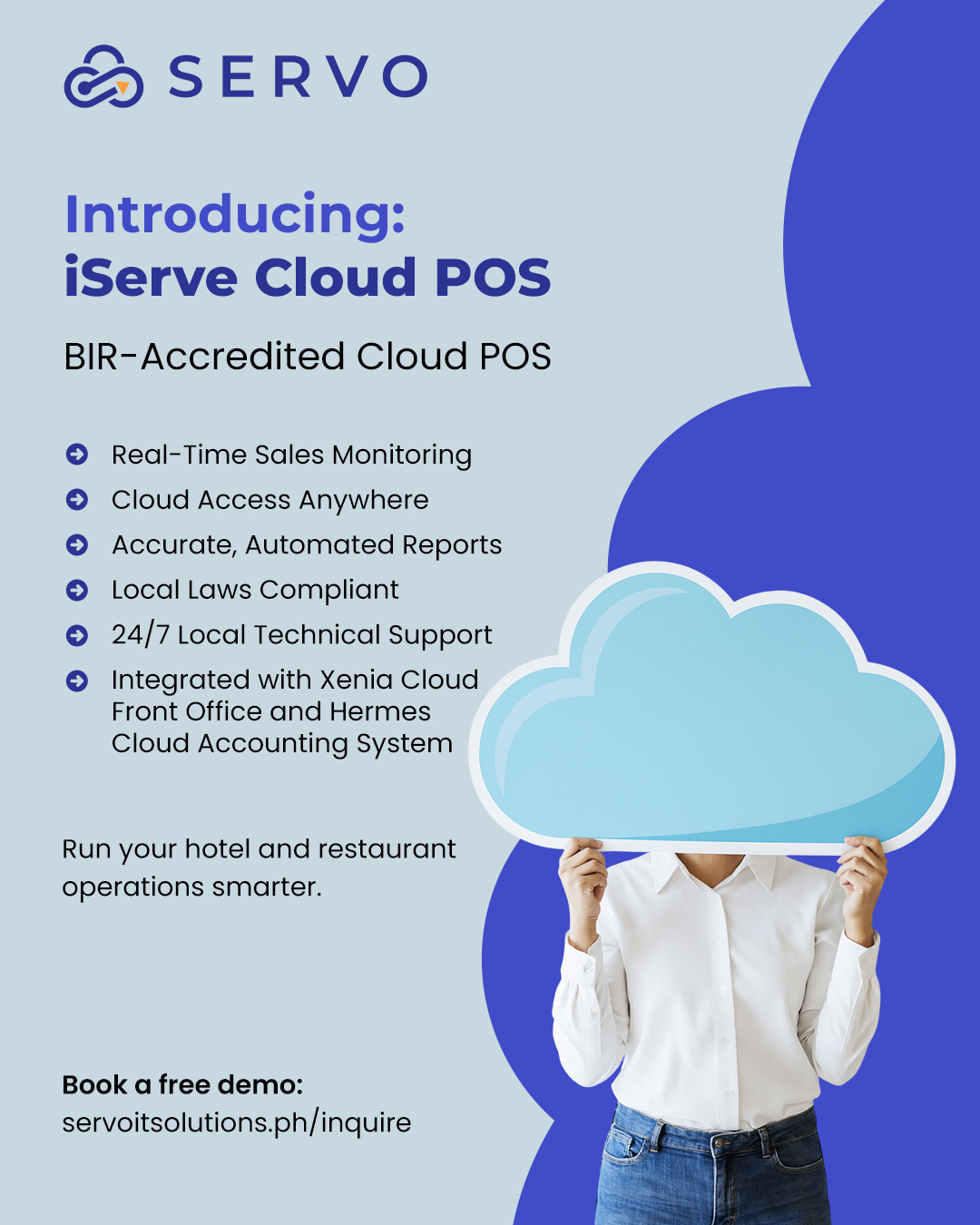 Servo IT Solutions Facebook ad: Fill | Inquiry Form