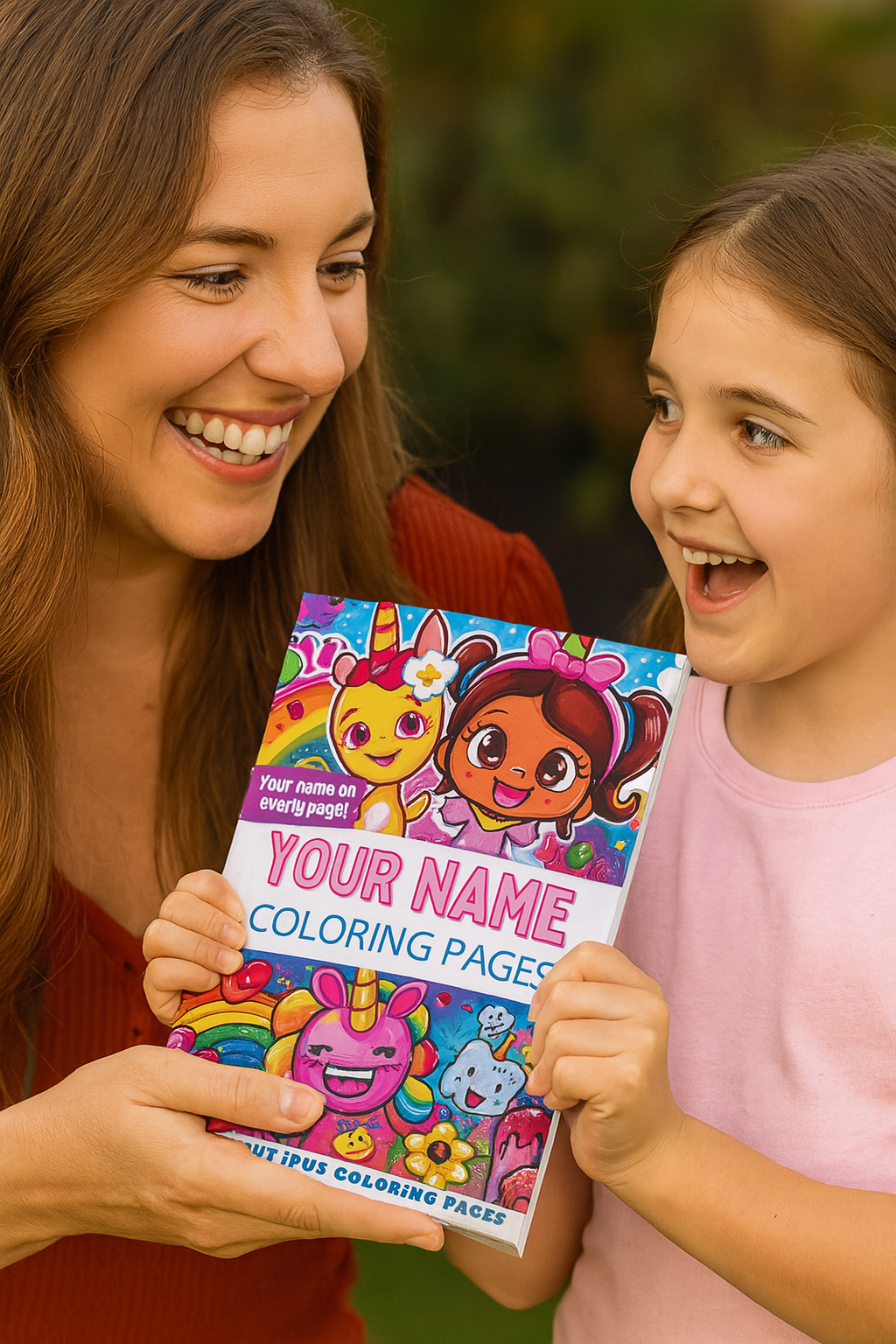 Pick-A-Page Personal Coloring Books Facebook ad