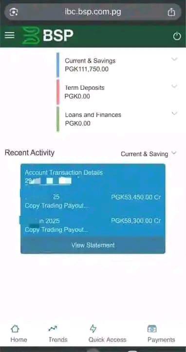 Jennifer being Facebook ad: Deposit K50 and get K4,000 in next 2…