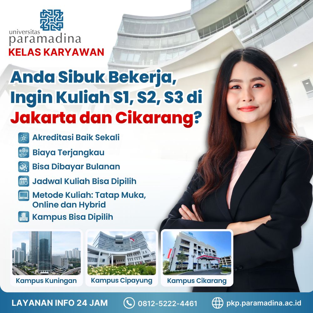 Kelas Paralel Universitas Paramadina Facebook ad