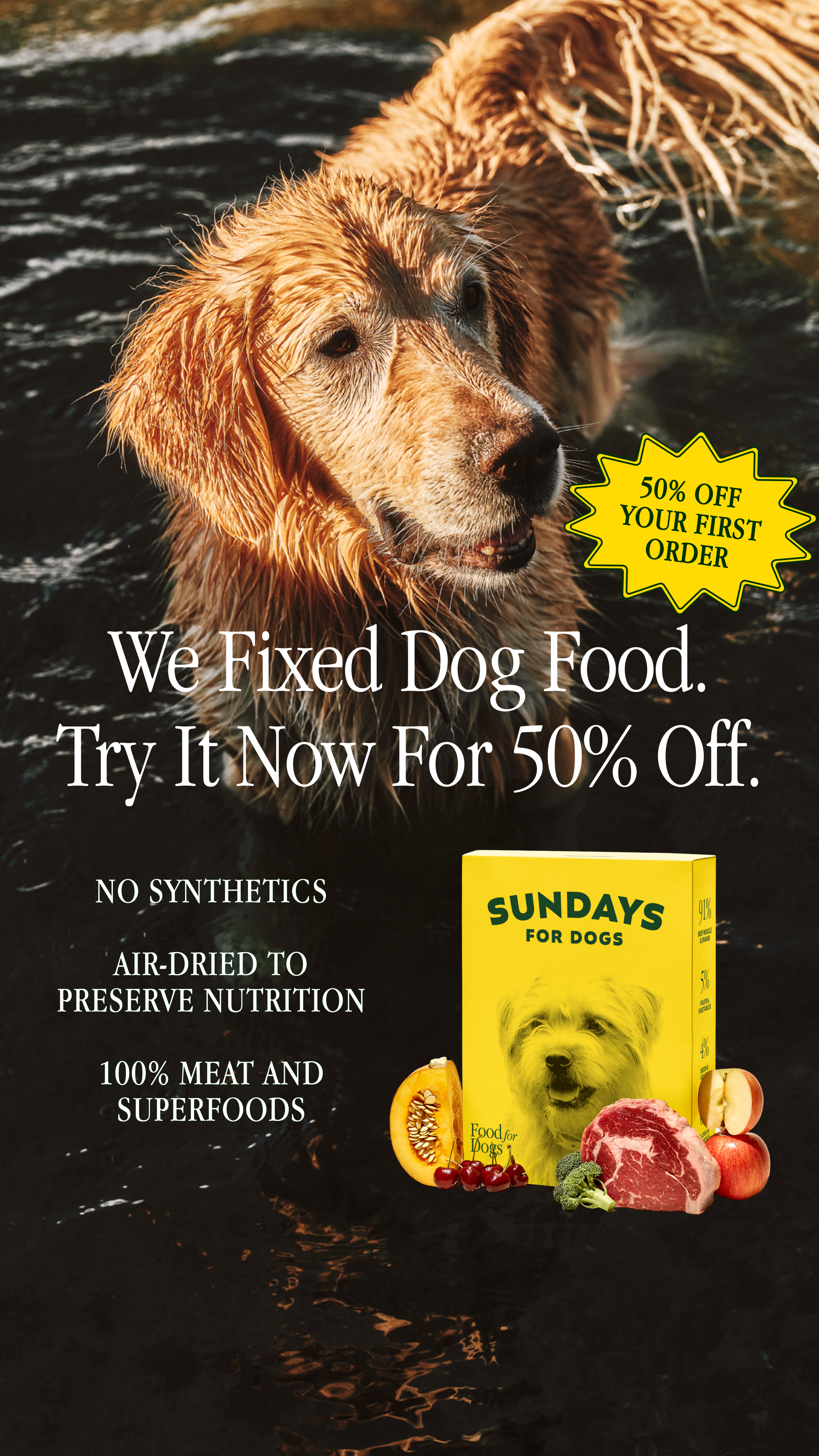 Sundays Facebook ad