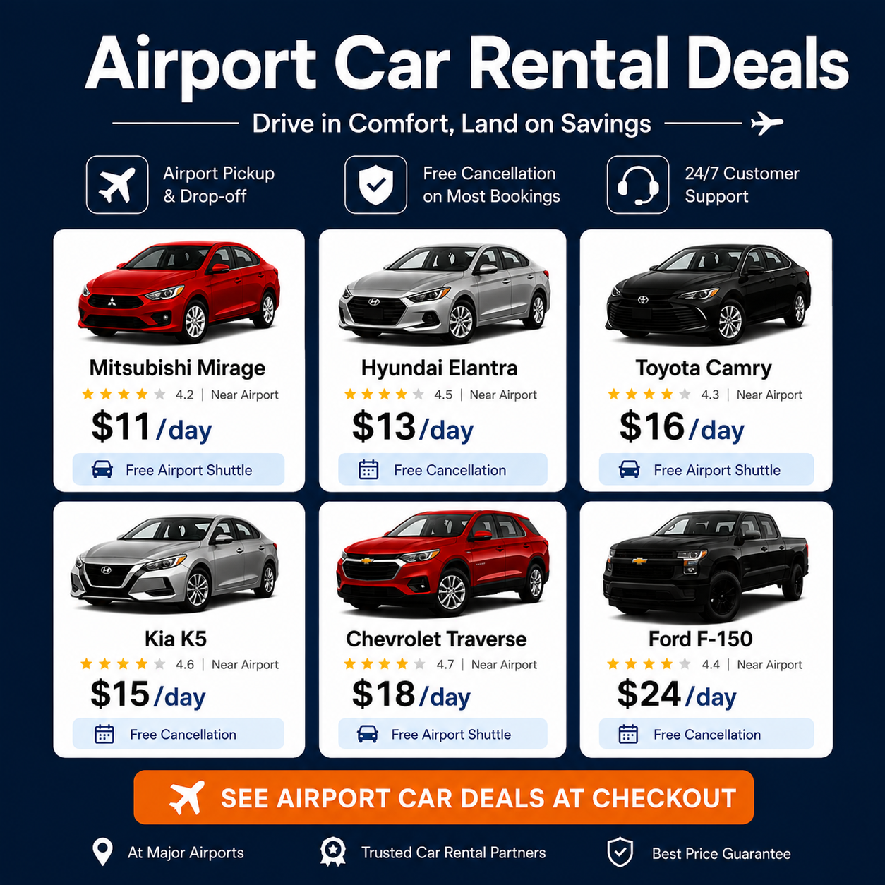 Smart Car Rentals Facebook ad