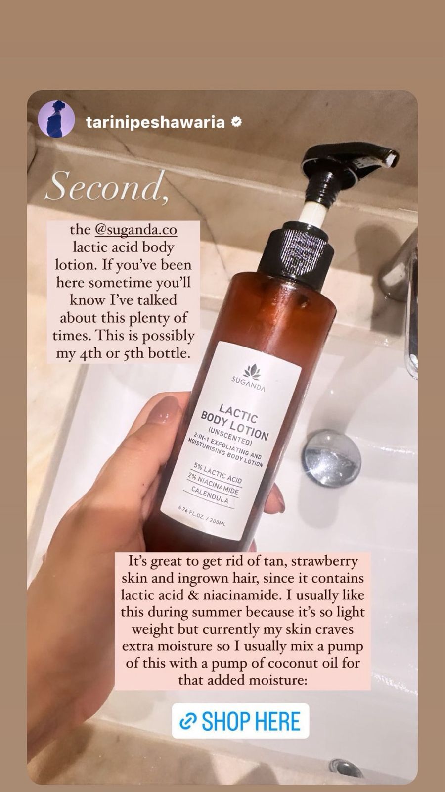 Suganda Skincare Facebook ad