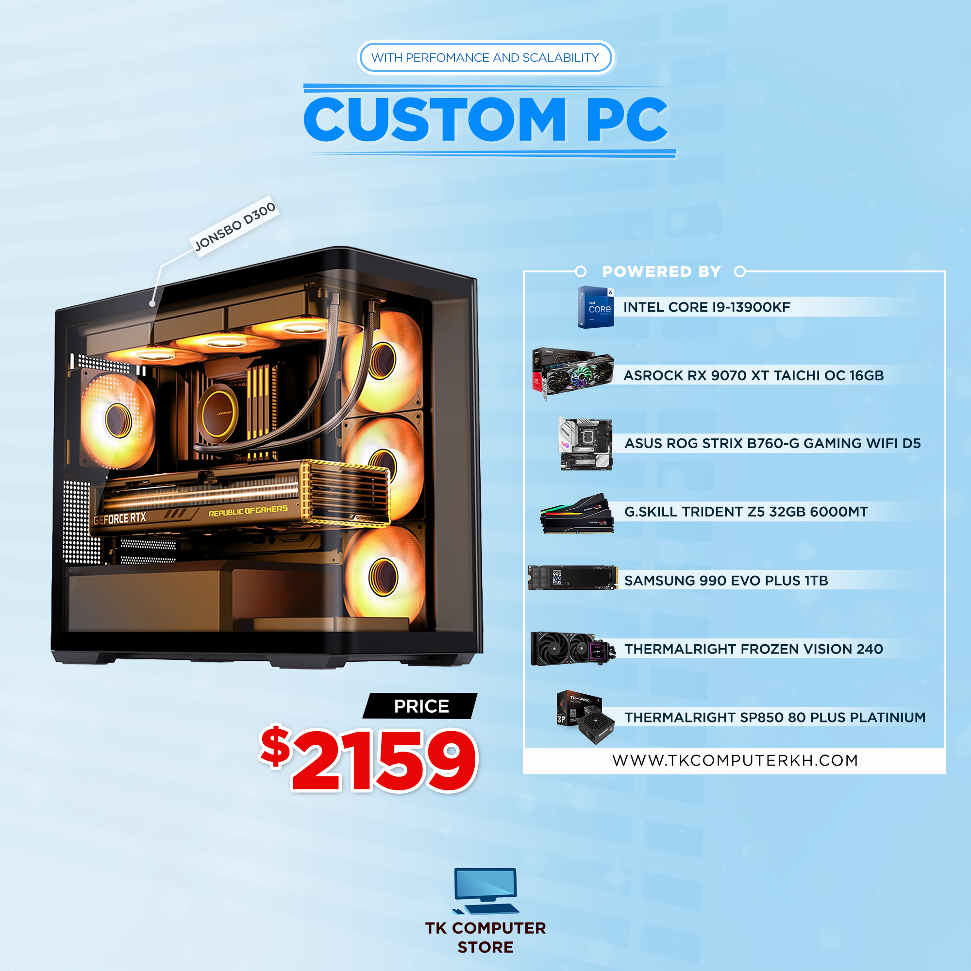 TK Computer Store Facebook ad