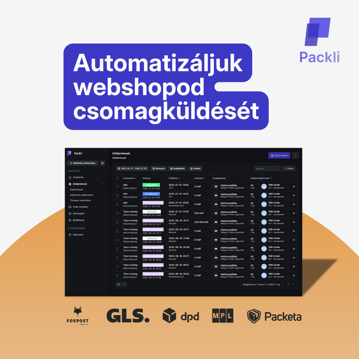 Packli Facebook ad