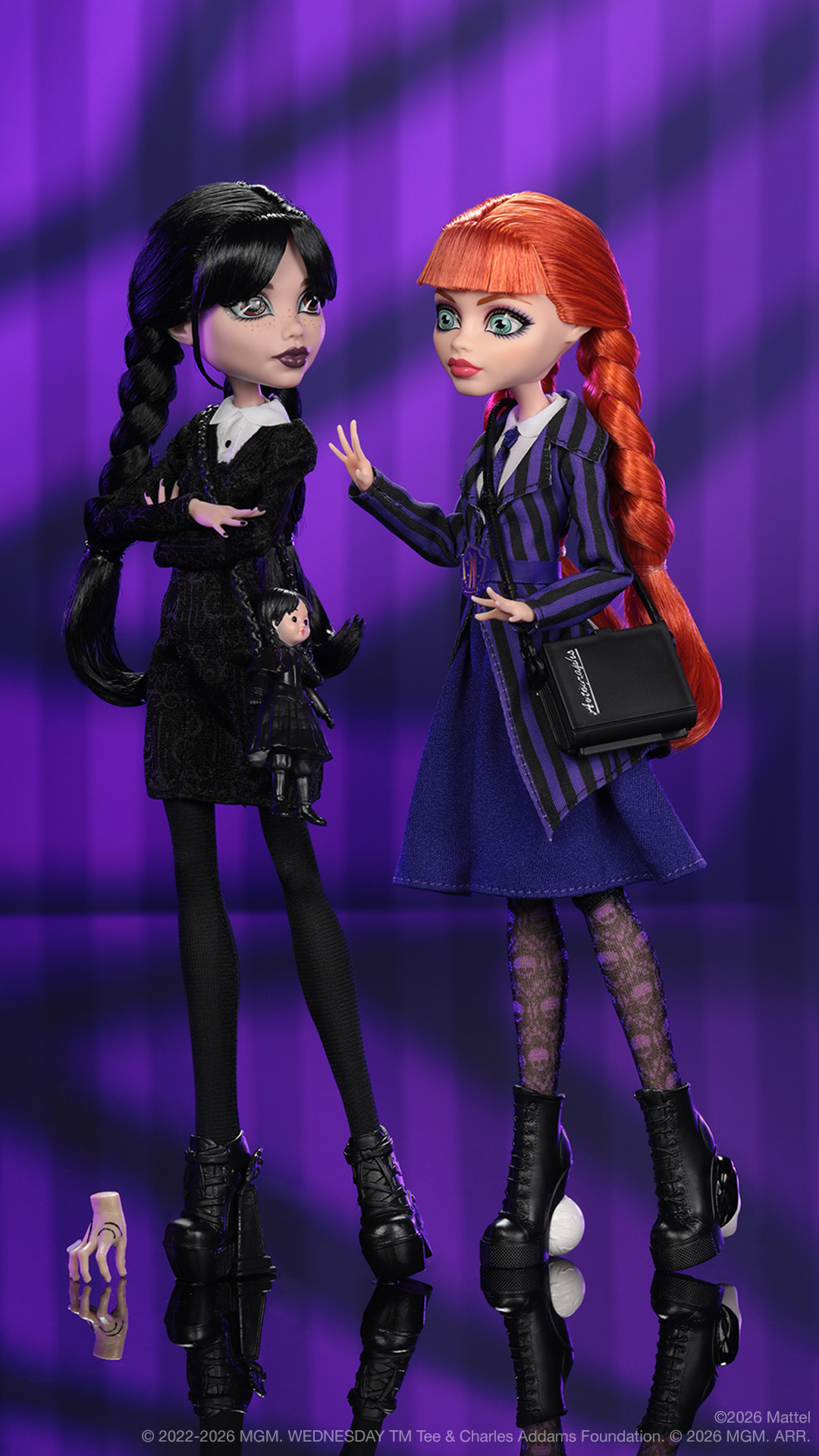 Monster High Facebook ad: Wednesday Addams + Agnes DeMille dolls are here to haunt!