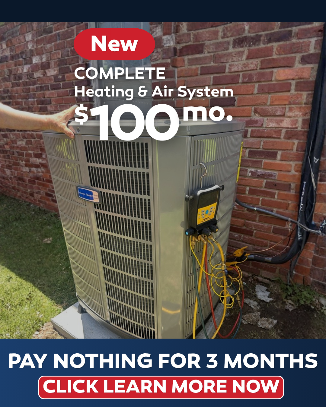 Paschal Air, Plumbing & Electric Facebook ad: Here's How to Put a New AC in Your Home Without a Big…