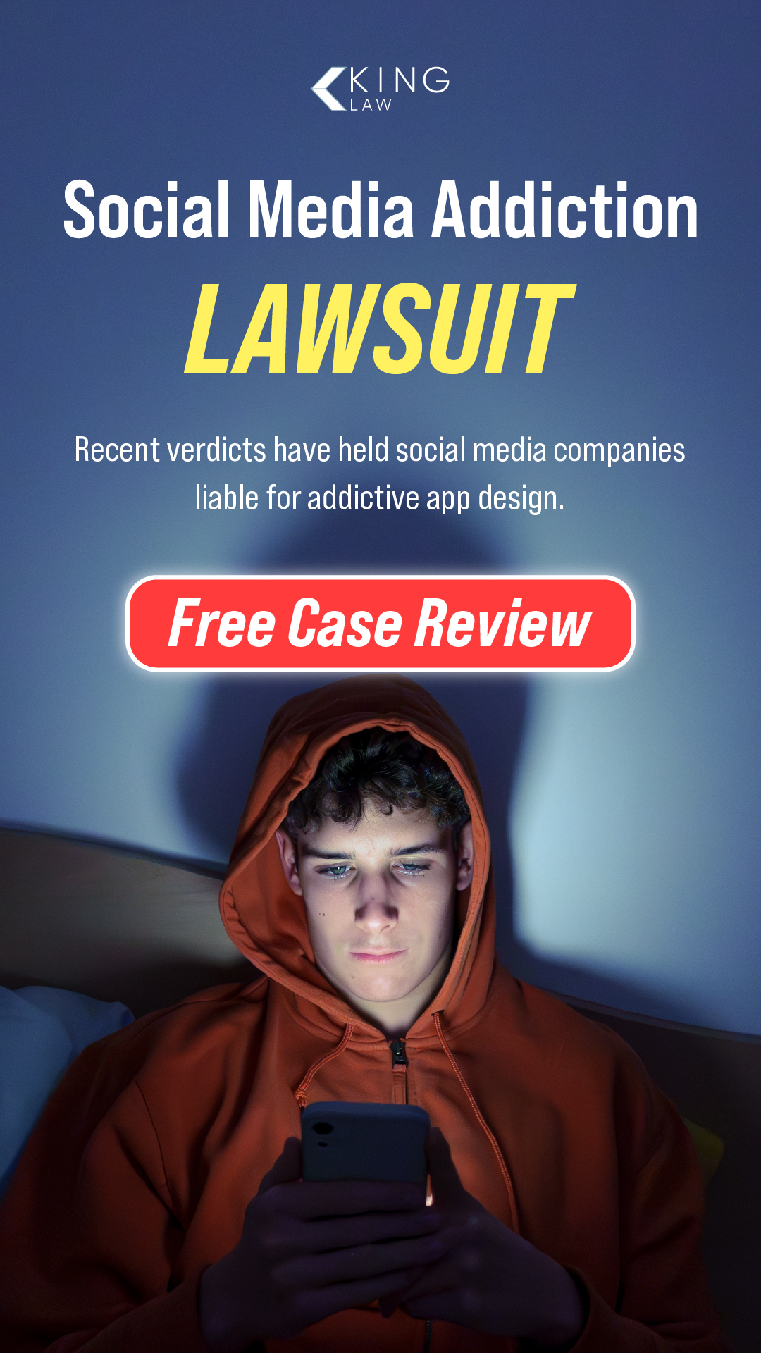 King Law Facebook ad