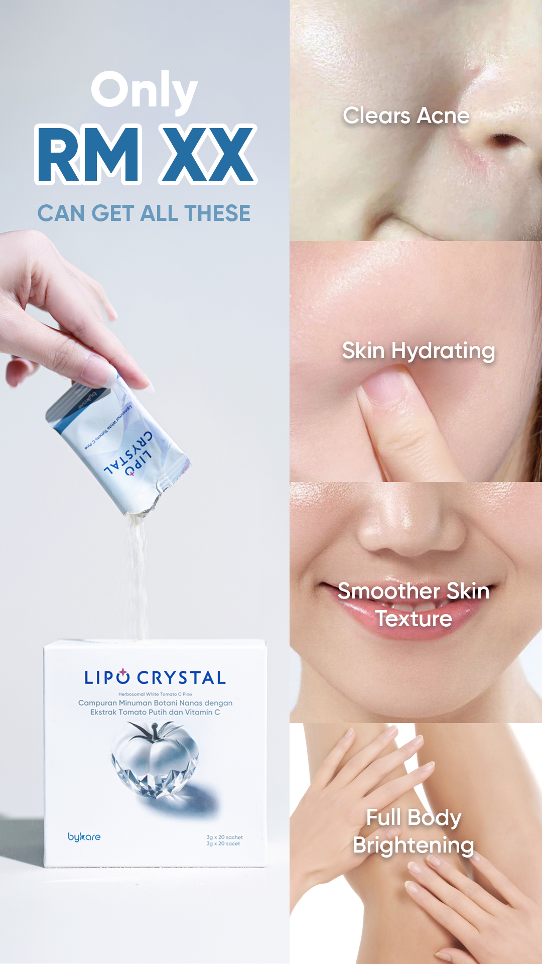 Lipo Crystal Facebook ad from Aug 14, 2025