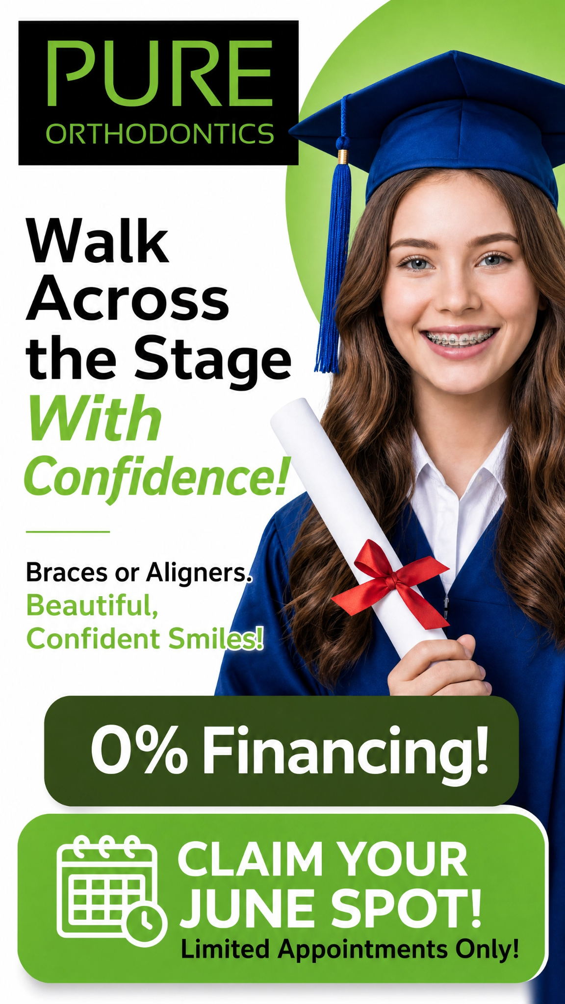 Pure Orthodontics Facebook ad from Jun 3, 2026