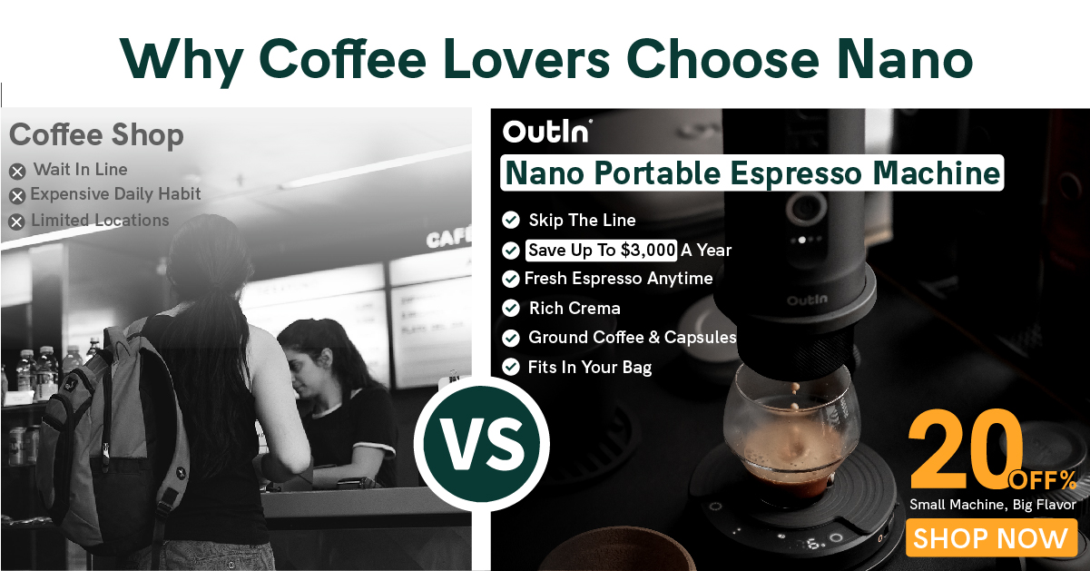 Outin Portable Electric Espresso Machine Facebook ad