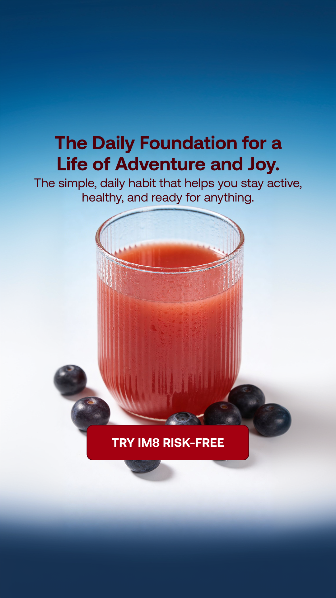 IM8 Health Facebook ad