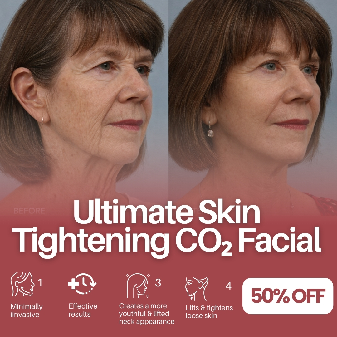 TM Aesthetics Facebook ad: London Skin Rejuvenation, Up To 50% Off CO2 Laser at TM…
