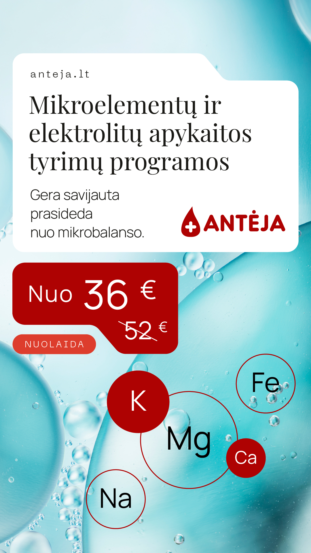 Antėja Facebook ad