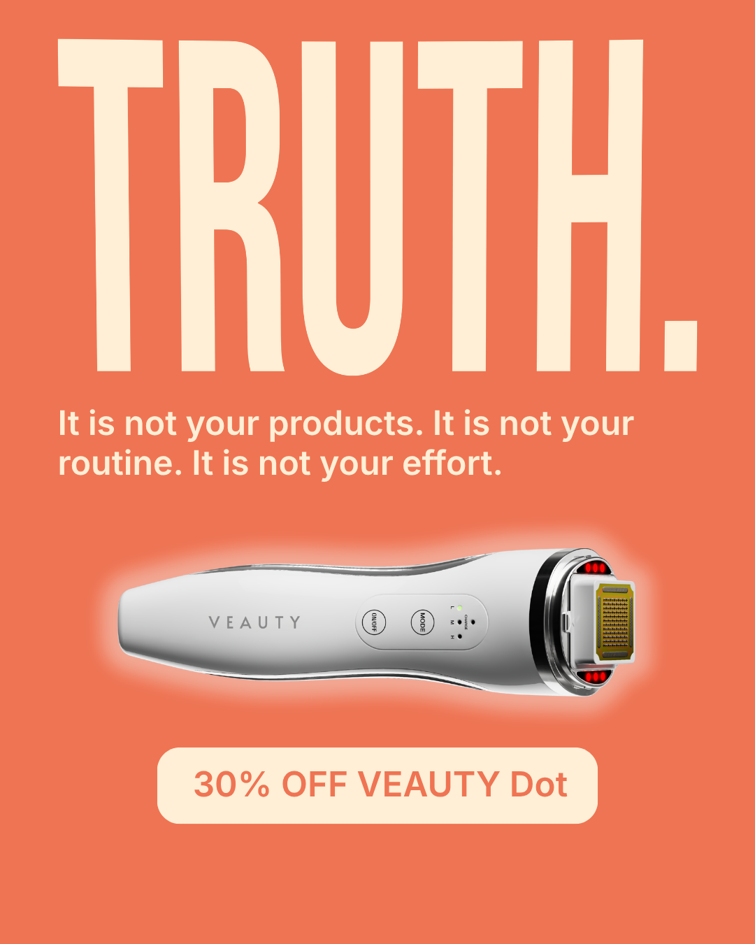 Veauty Facebook ad