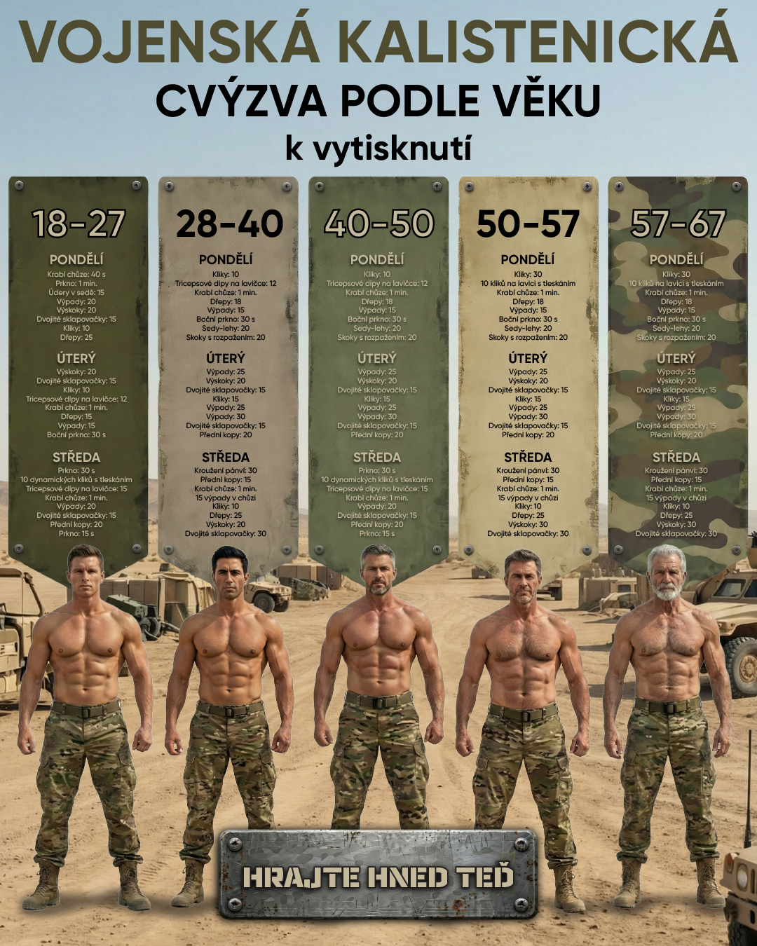 21 Day Calisthenics Challenge Facebook ad