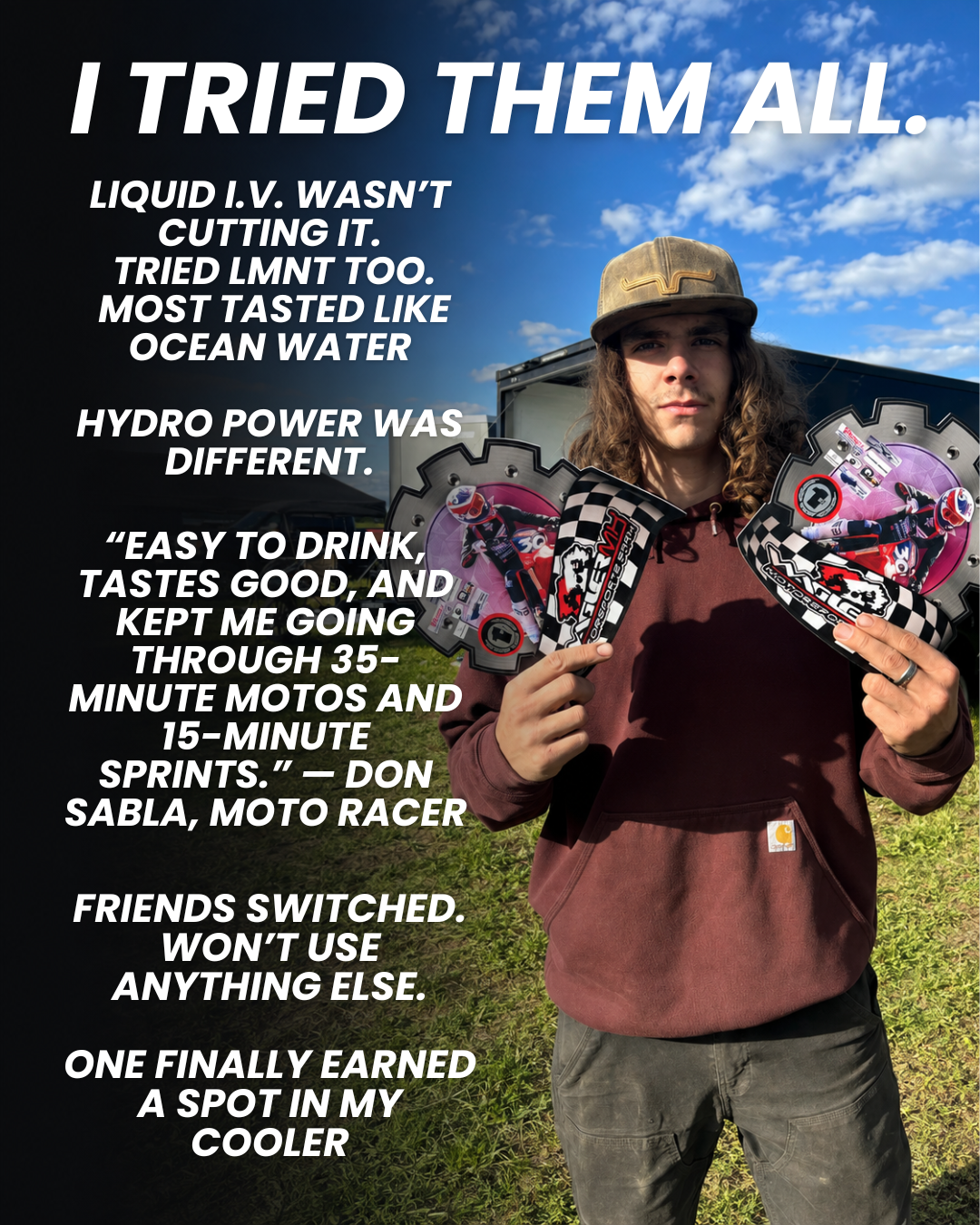 Hydro Power Facebook ad: GET 56% OFF + 3 FREE GIFTS