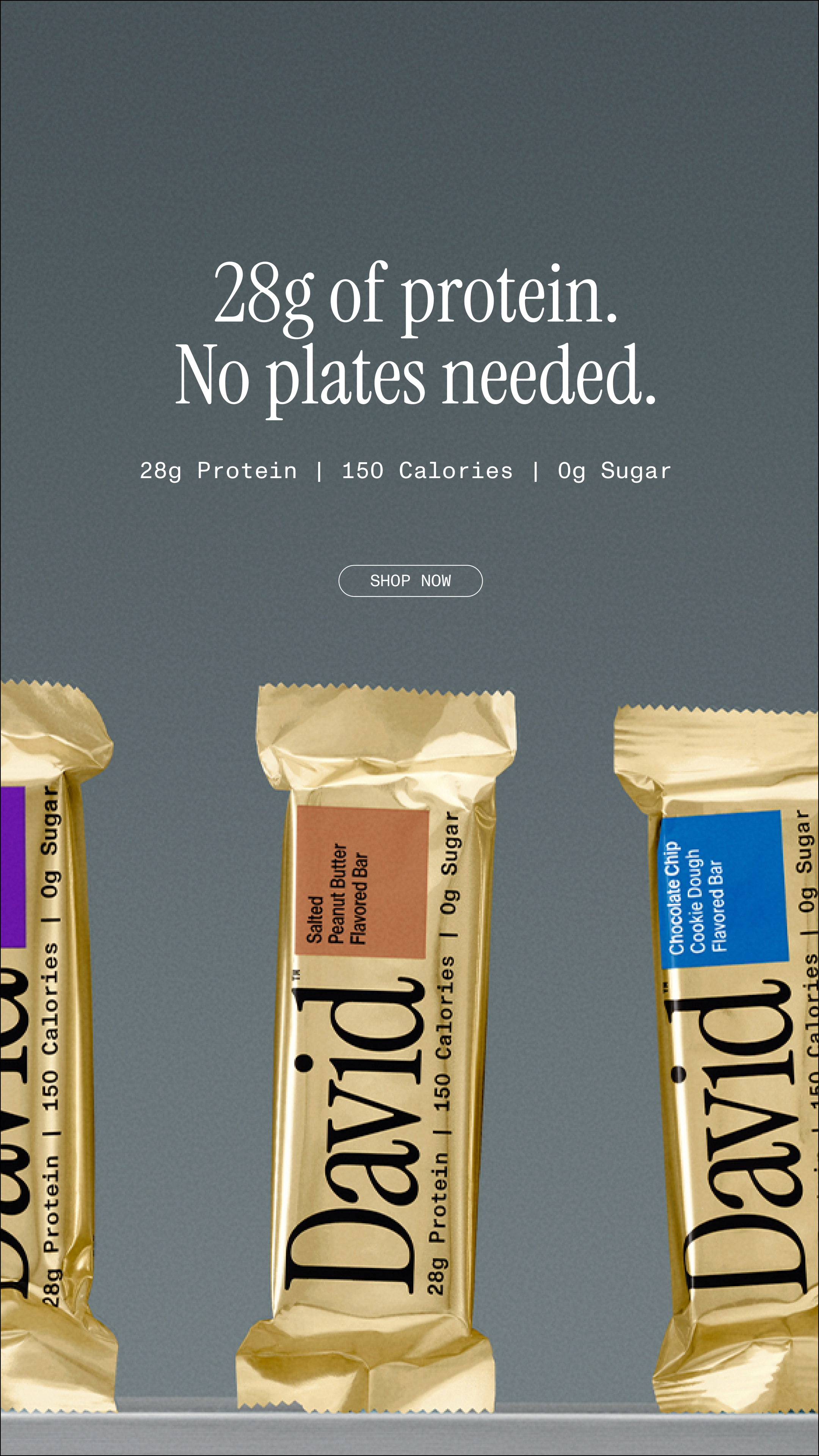 David Protein Facebook ad