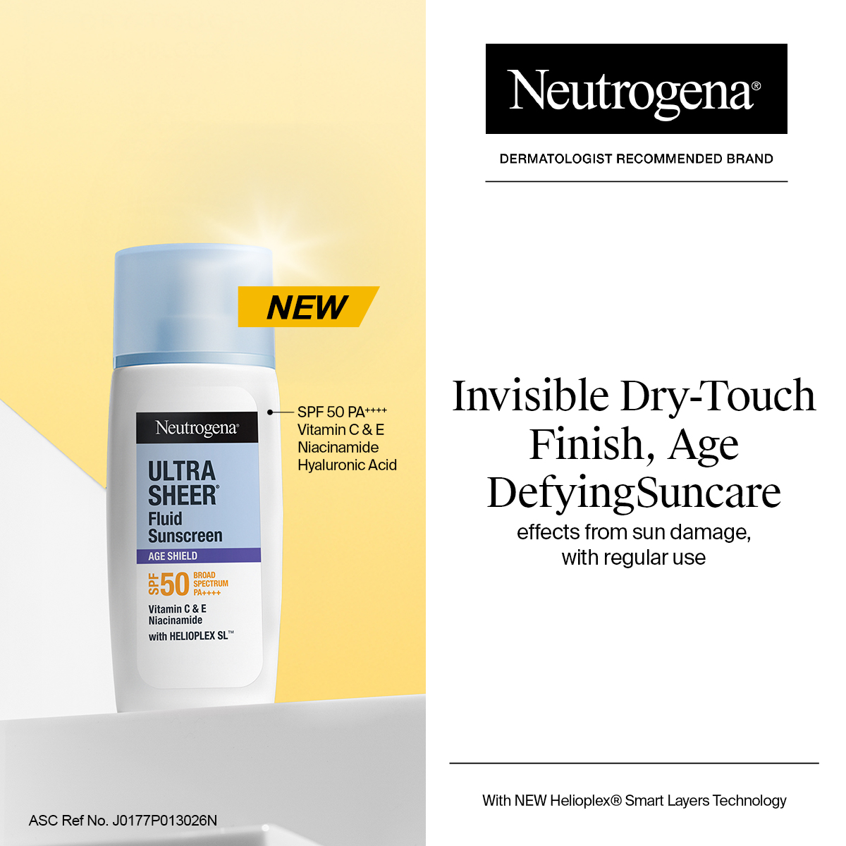 Neutrogena Facebook ad: Neutrogena Ultra Sheer Age Fluid Sunscreen