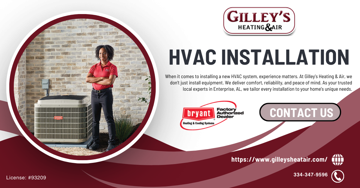 Gilley's Heating & Air Facebook ad