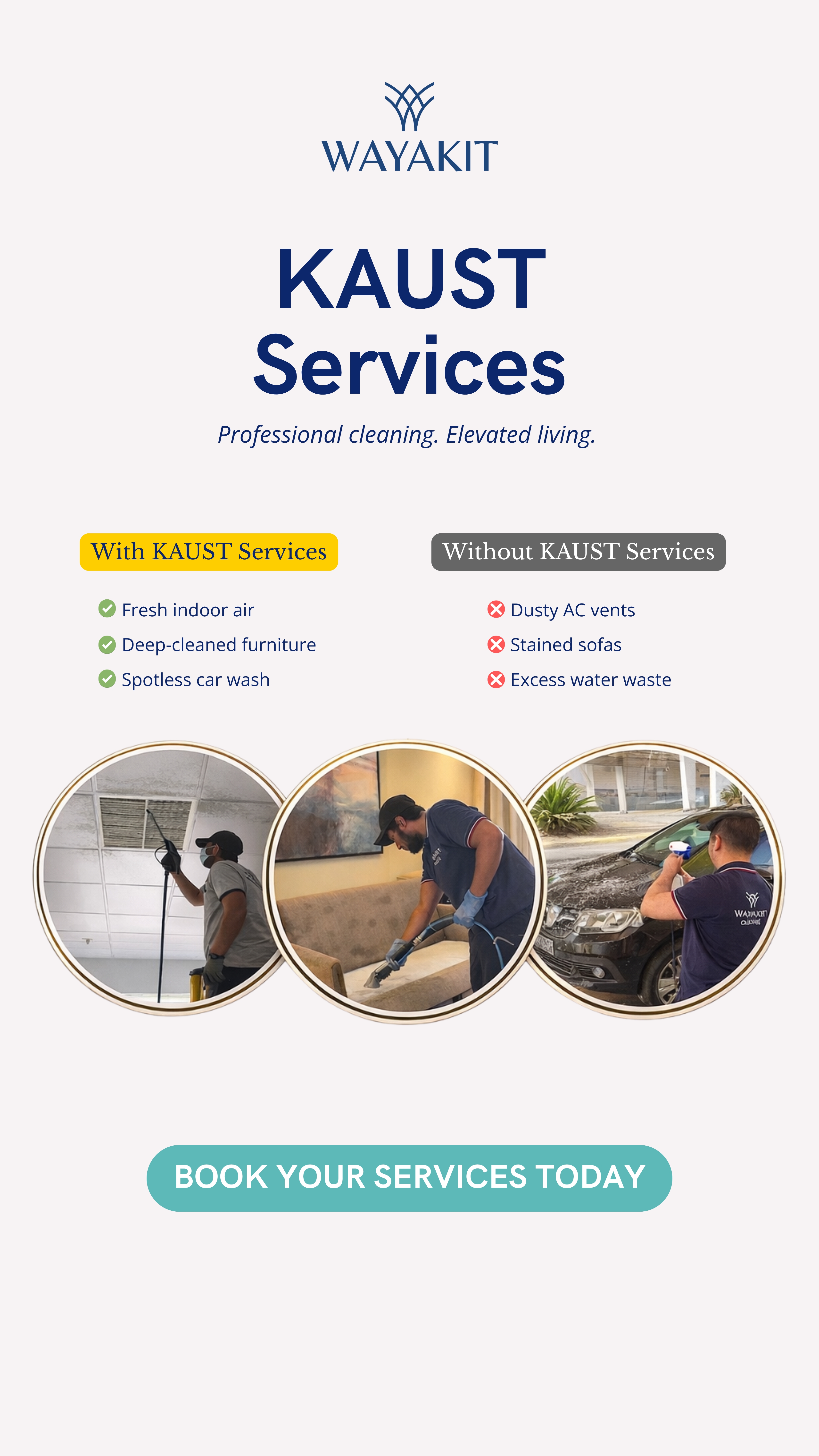 Wayakit Arabia Facebook ad: WAYAKIT: Deep Cleaning for Furniture & Curtains, Right at…
