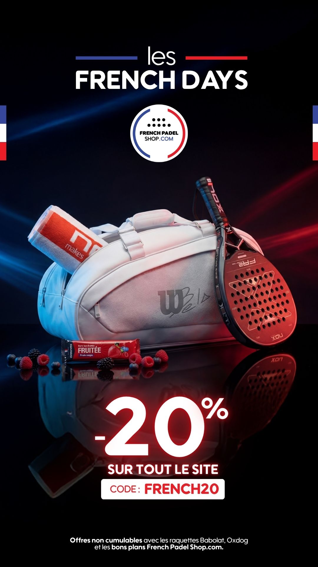 French Padel Shop Facebook ad from Apr 29, 2026