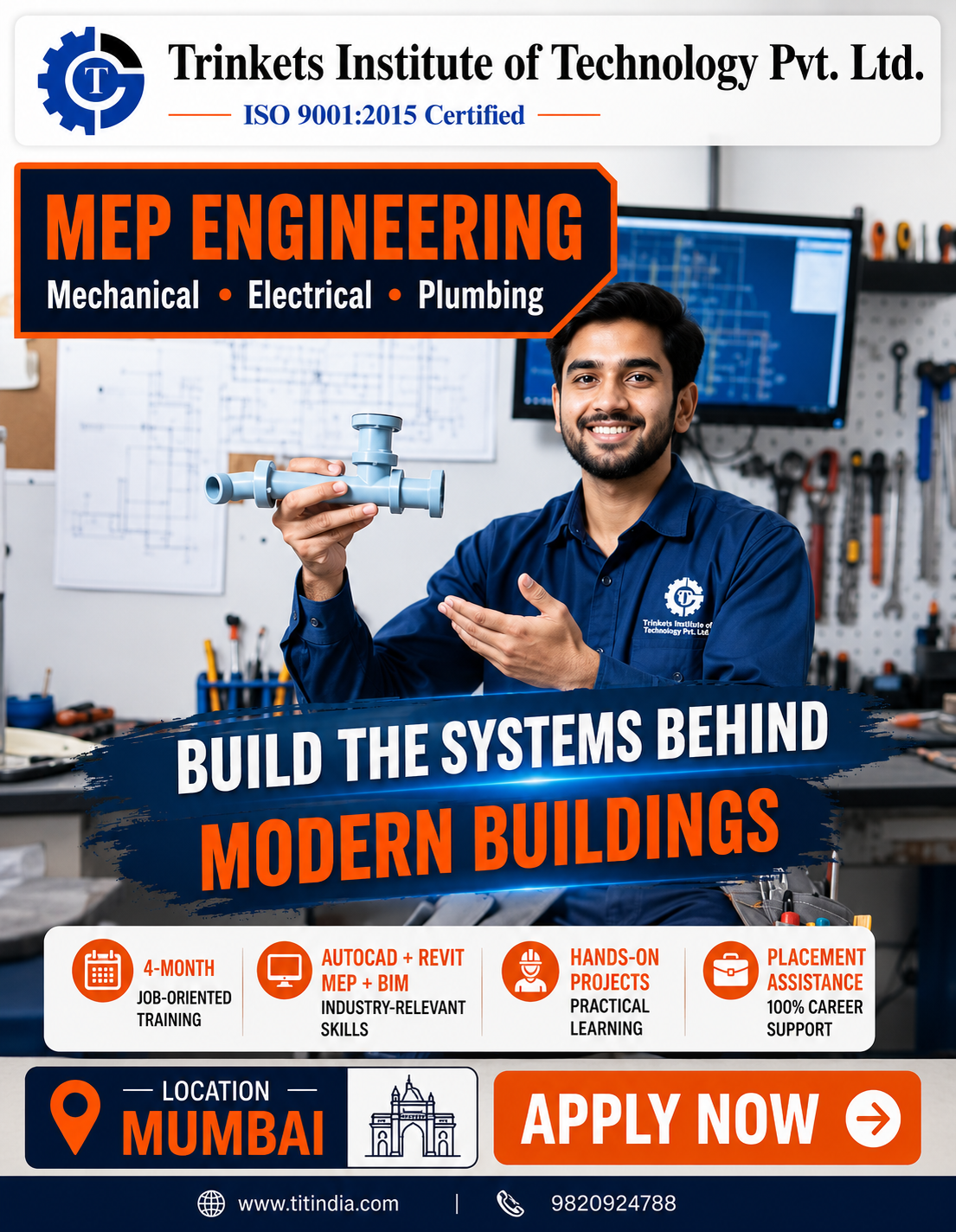 Trinkets Institute Of Technology Pvt Ltd Facebook ad: Build a High-Paying Engineering Career